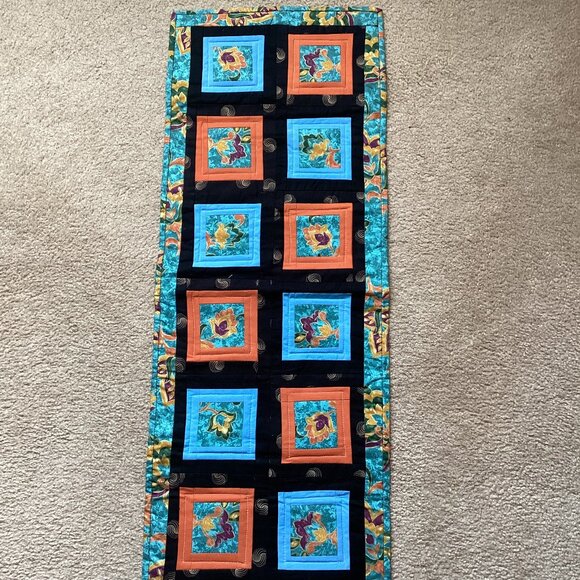 Handmade Rectangle Reversable Table Runner Topper Home Decor Table Linens - Picture 1 of 5